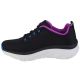 2. Skechers D'Lux Walker - Fresh Finesse 149368-BKPR Schwarz 37
