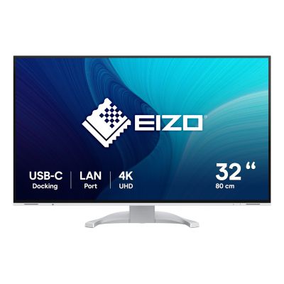 EIZO FlexScan EV3240X-WT Monitor – 80 cm (31,5 Zoll) – 3840 x 2160 Pixel – 4K Ultra HD – LCD – 5 ms – Weiß