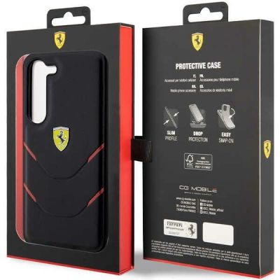 8. Ferrari FEHCS23MPBAK S23+ S916 schwarz/schwarz Hardcase Hot Stamp Lines