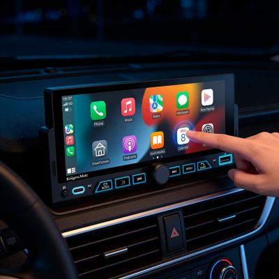 14. KRUGER&MATZ Autoradio KM2017 CarPlay/Android Auto 1DIN