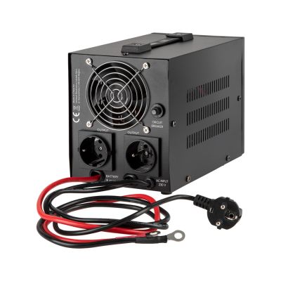 6. Rebel POWER-500 Notstromversorgung – Sinuswellenwandler mit Ladefunktion, 12 V/230 V, 500 VA/300 W