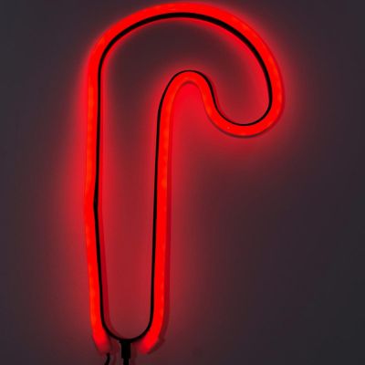 4. Neon-Weihnachtskerze, 79 LEDs, batteriebetrieben, 12,5 x 93,5 cm, Luca