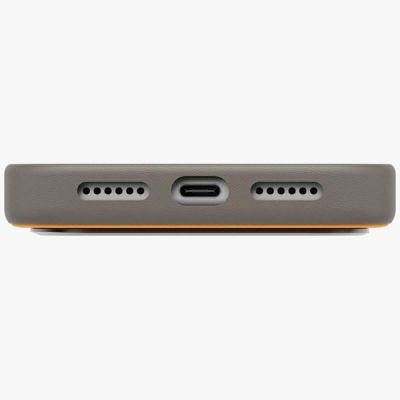 5. Uniq Lyden DS Magclick Ladehülle für iPhone 18 Pro Max / 17 Pro Max – Hellorange