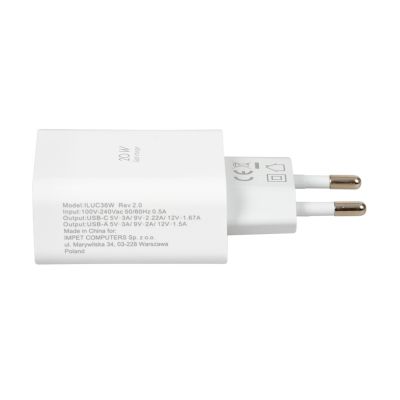 NETZLADEGERÄT I-BOX C-36 PD20W USB-C + USB-A