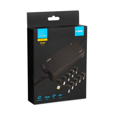 14. Universal-Netzteil für Laptop I-BOX IUZ120WA AUTO, 10 Stecker
