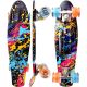 16. PLASTIK-SKATEBOARD 22 ZOLL ENERO GRAFFITI LED 1030845