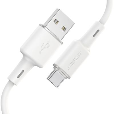 7. Acefast USB-Kabel - USB Typ C 1,2 m, 3 A weiß (C2-04 weiß)