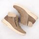19. Beige Damen-Lederboots, wasserdicht – Rieker L7701-24