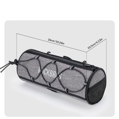 7. Rockbros TL002 ROAD TO SKY 1,5L Lenkertasche, wasserdicht – Grau