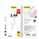 10. Dudao USB-/ Lightning Kabel 2,4 A 1 m weiß (L4L 1 m weiß)
