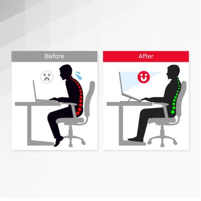 6. UNITEK Faltbarer Laptopständer, Aluminium