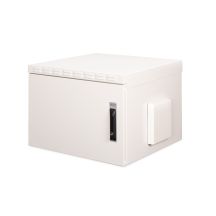 Digitus 19" 7U Wand-Netzwerkschrank 600x600 mm, Volltür, grau, ungeteilt, montiert, IP55, 100 kg