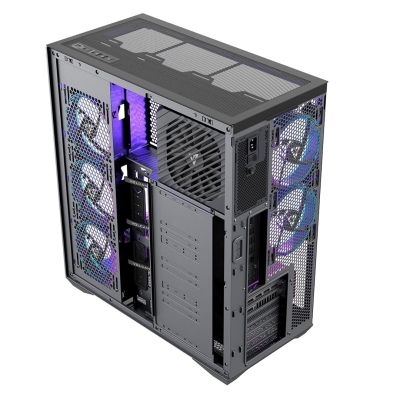 11. MODECOM VOLCANO SPACE XL ARGB FULL TOWER 5F SCHWARZES GEHÄUSE