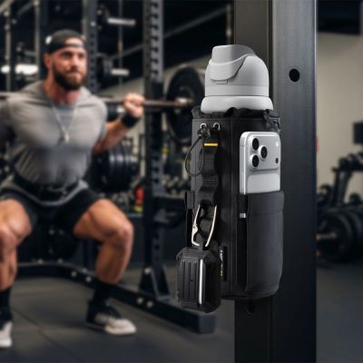 13. Spigen Magnetische Trinkflaschenhalterung für Wasserflasche, Handy, Schlüssel – Schwarz