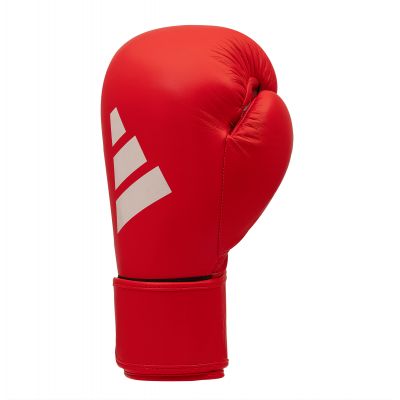 10. Adidas SPEED 175 Leder-Boxhandschuhe rot