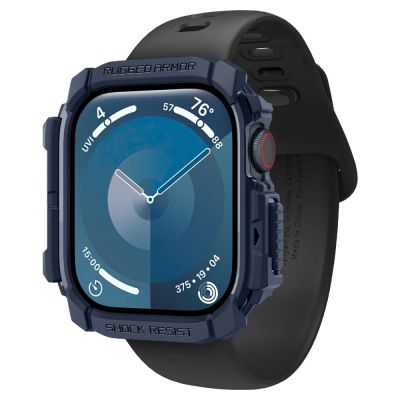 2. Spigen Rugged Armor Hülle für Apple Watch 10 46 mm – Marineblau