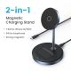 16. Ugreen CD317 MagSafe / Qi 2in1 Ladestation - Schwarz