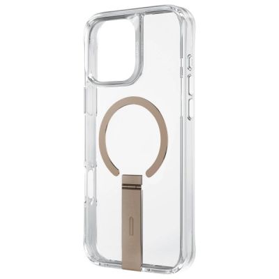 3. Uniq Hülle Eleva mit Vertica Stand iPhone 16 Pro 6,3" Gold/Taupe Gold