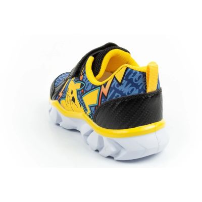 5. Leomil Kinder-Sportschuhe Pokémon-Sneaker, leicht, mit Klettverschluss und LED-Beleuchtung, schwarz-gelb