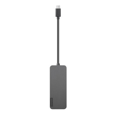 Lenovo 4X90X21427 Hubs und USB 3.2 Gen 2 (3.1 Gen 2) Typ-C 20000 Mbit/s Grau
