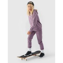 Mädchen-Sweatshirt mit Kapuze, offen, 4F Junior 4FJWMM00TSWSF1316-51S