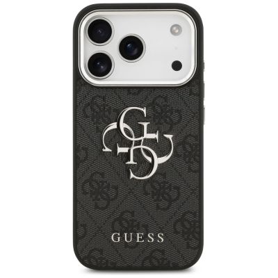 3. Guess 4G Big 4G Classic Logo Hülle für iPhone 17 Pro Max - Schwarz