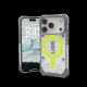 UAG Pathfinder Clear MagSafe Case für iPhone 17 Pro - Neongrau