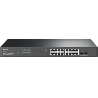 2. TP-Link JetStream TL-SG2218P Managed Network Switch L2/L2+ Gigabit Ethernet (10/100/1000) mit PoE-Unterstützung, 1 HE, Schwarz