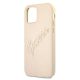 6. Guess GUHCP12LRSAVSLG iPhone 12 Pro Max 6,7" Gold/Gold Hardcase Saffiano Vintage Script