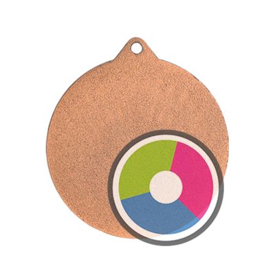 2. Medaille mit Luxor-Jet-Druck