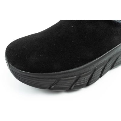 6. Skechers Damen Winterstiefel Isolierte Lederstiefeletten