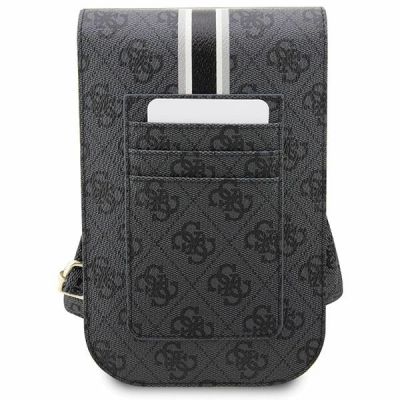 5. Guess 4G Stripe Handtasche – Schwarz