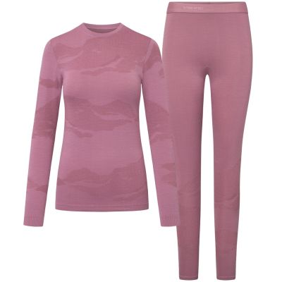 10. VIKING Gasher Lady Set Merino Damen Unterwäsche Größe S rosa