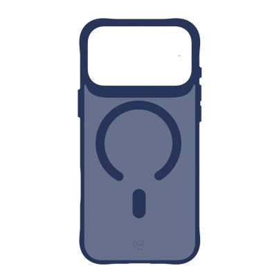 24. 3mk Smoke MagCase für iPhone 17 Pro - Blau-Transparent
