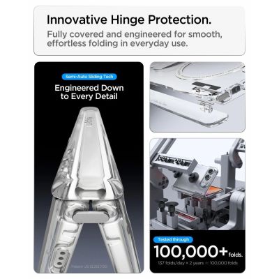 7. Spigen Ultra Hybrid Pro Hülle für iPhone Duo – Transparent