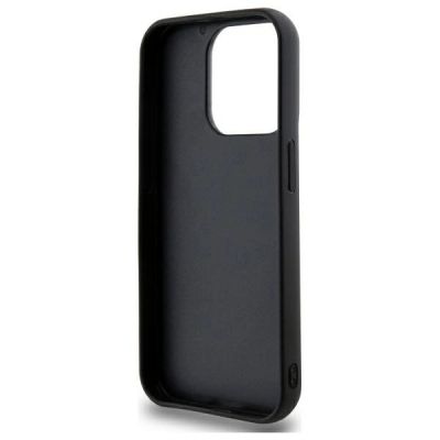 7. DKNY Quilted Stack Logo iPhone 15 Pro Max Hülle – Schwarz
