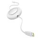 5. Baseus Free2Pull Mini 100W Einziehbares USB-C-Kabel – USB-C 2 m – Weiß
