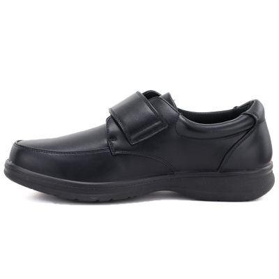 3. Schwarze Herrenschuhe mit Klettverschluss Vanhorn Z26-TO90404