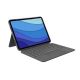 2. Logitech Combo Touch QWERTZ Deutscher Smart Connector Grau