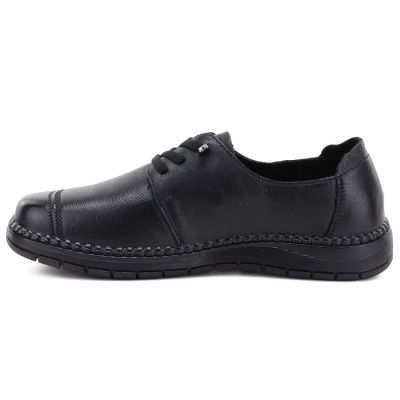 7. Bequeme schwarze Damen-Lederschuhe Vinceza 107240