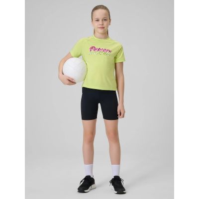 3. Schnelltrocknendes Sport-T-Shirt für Mädchen 4F 4FJRSS26TFTSF2386-45S
