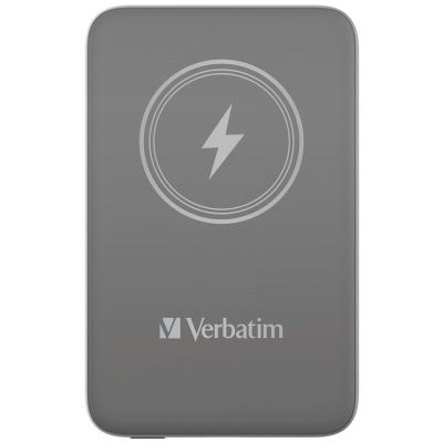 3. Verbatim Charge 'n' Go Lithium-Polymer-Akku (LiPo) 10000 mAh, kabellos aufladbar, Grau