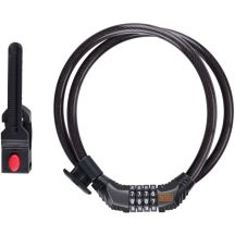Fahrradschloss mit Zahlenschloss 10 x 1800 mm mit Griff Black+ Decker