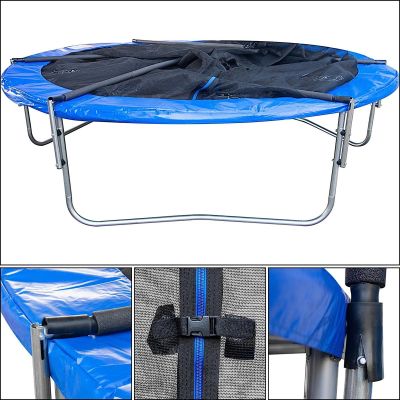 10. Faltbares Gartentrampolin mit Innennetz, 8 Fuß (244 cm), Enero