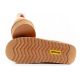 18. D.Franklin Damen Winter-Schneestiefel, modisches Fellfutter, Senffarbe