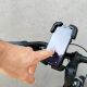 16. Wozinsky starker Handyhalter für Fahrrad-, Motorrad-, Rollerlenker, schwarz (WBHBK6)
