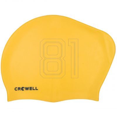 3. Silicone swimming cap Crowell Recycling Pearl light green col.8