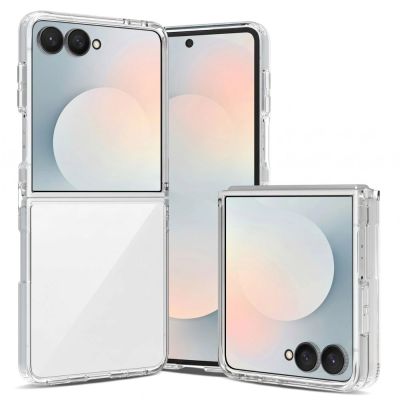 2. Tech-Protect FlexAir Hybrid-Hülle für Samsung Galaxy Z Flip 8 – Transparent