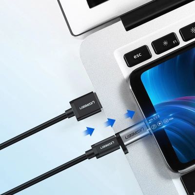 4. Ugreen Adapter USB Typ C auf Micro USB Adapter grau (50590)