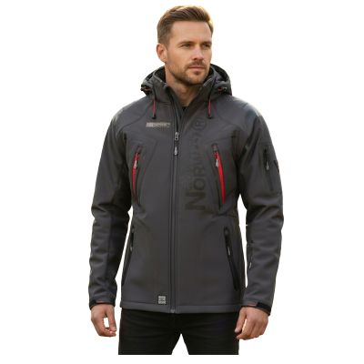 7. Geographical Norway Techno DB MEN 056 WU1060H/GN-DARK GRAY Softshelljacke